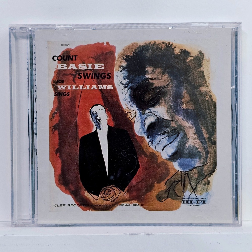 Count Basie Swings Joe Williams Sings CD 1993 Verve Jazz David Stone Martin‎ Art